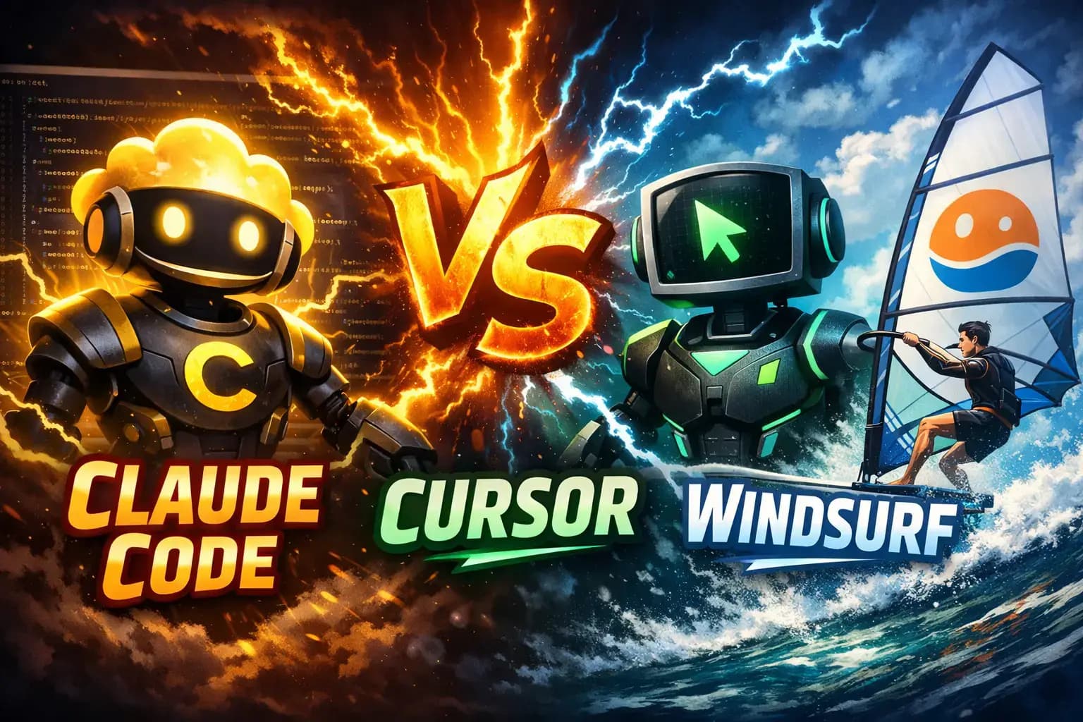Claude Code vs Cursor vs Windsurf: Best AI Coding Assistant in 2026