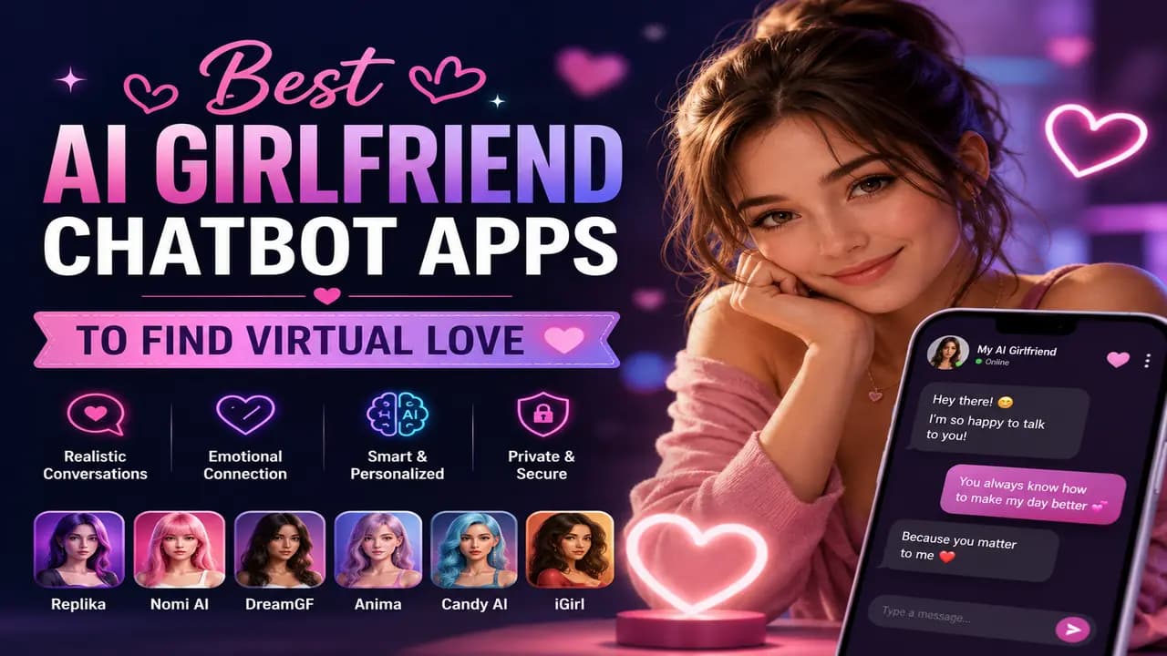 Best AI Girlfriend Chatbot Apps to Find Virtual Love 2026
