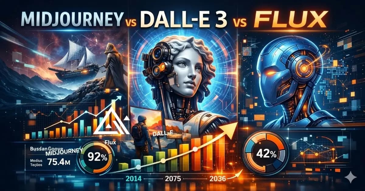 Midjourney vs DALL-E 3 vs Flux: Best AI Image Generator in 2026